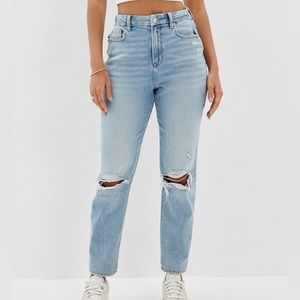 American Eagle high wasted “curvy” mom jeans.